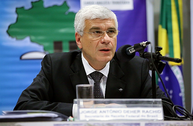 Secretário da Receita Federal, Jorge Rachid, durante audiência pública realizada nesta terça (04) Foto: Cleia Viana/Câmara dos Deputados